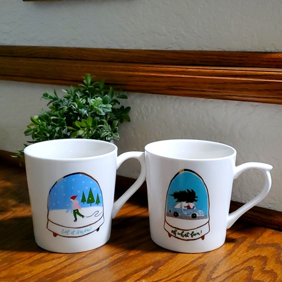 Opalhouse Dining Opalhouse Stoneware Christmas Set Of 2 Poshmark